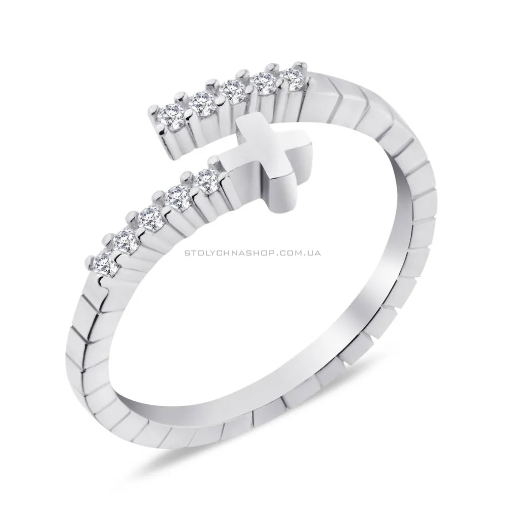 Кольцо из серебра Trendy Style с фианитами (арт. 7501/5260) - цена