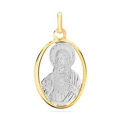Золота ладанка іконка «Ісус Христос» (арт. 422550ж)