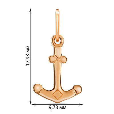 Підвіска золота «Якір» (арт. 420466)