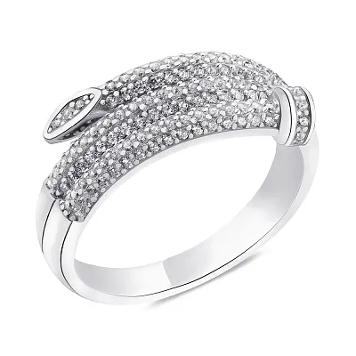 Серебряное кольцо с фианитами (арт. 7501/6034)