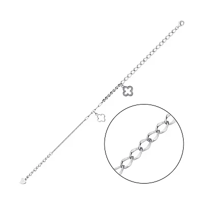 Срібний браслет з фіанітами (арт. 7509/4273)