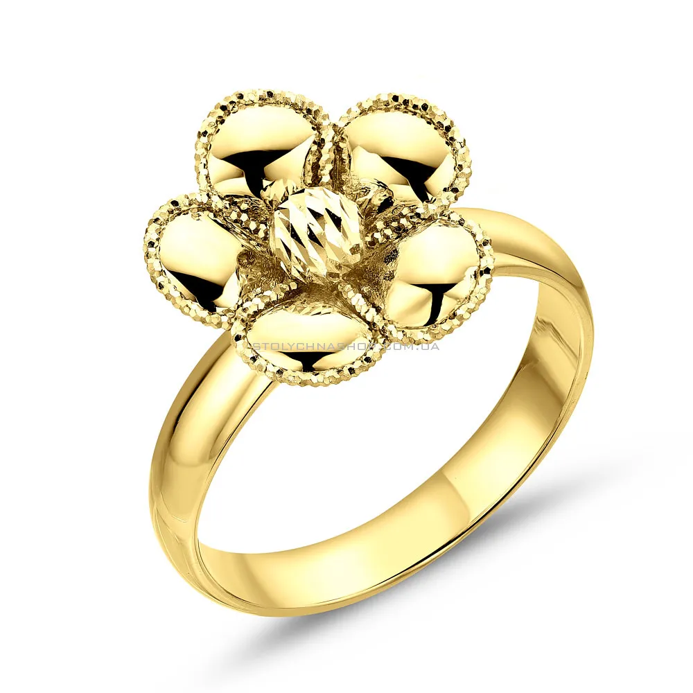 Золотое кольцо Francelli «Цветок»  (арт. 155719ж) - цена