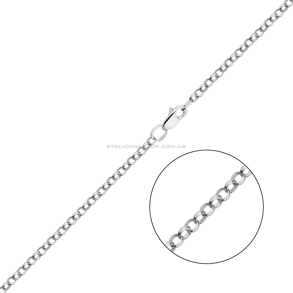 Ланцюжок зі срібла плетіння Шопард (арт. 7508/3-0365.80.2) - цена