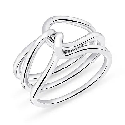Широкое серебряное кольцо Trendy Style без камней  (арт. 7501/5702)