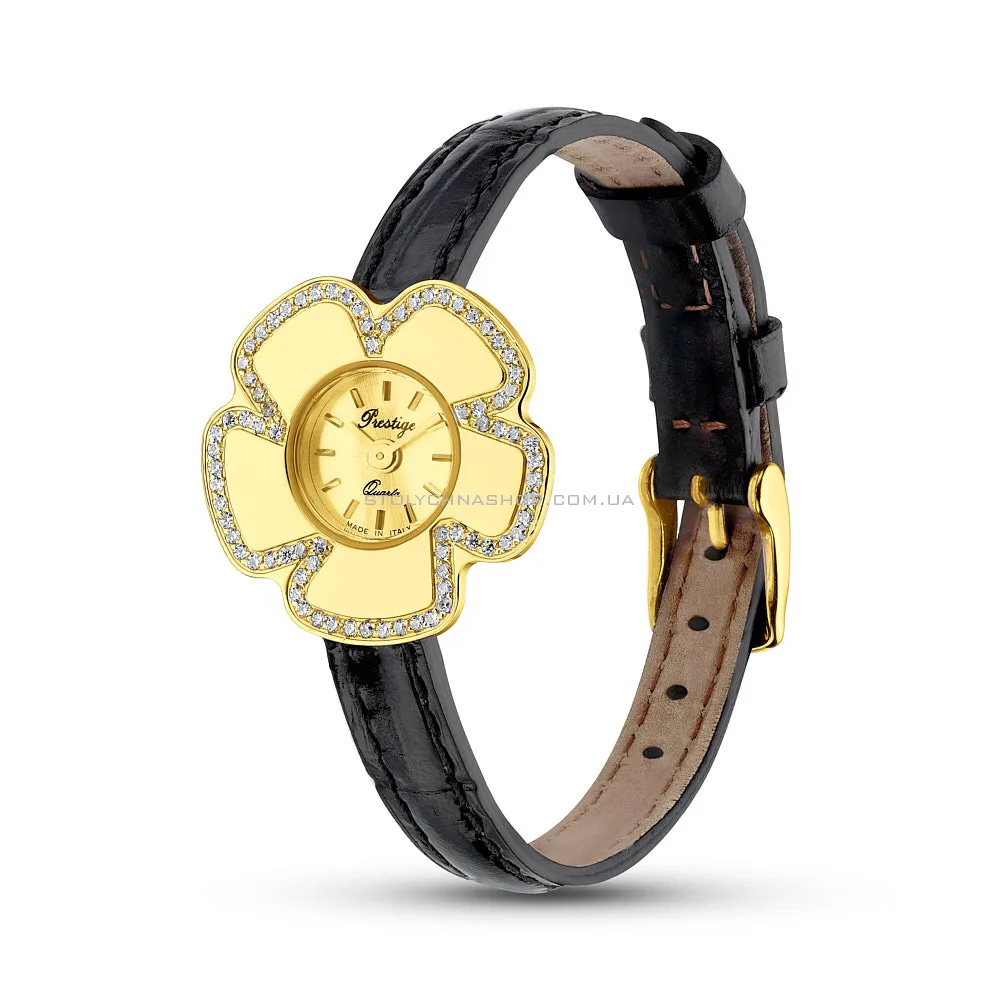 Золотые часы кварцевые (арт. 260185ж) - цена