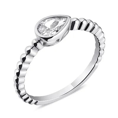 Серебряное кольцо с фианитом (арт. 7501/6705)