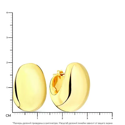 Сережки Francelli з жовтого золота (арт. 108022ж)