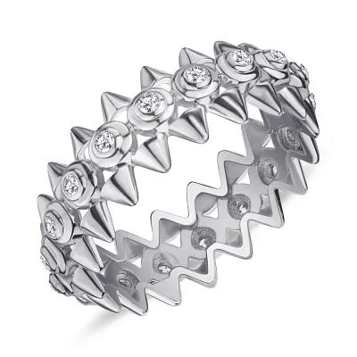 Серебряное кольцо с фианитами Trendy Style (арт. 7501/5116)