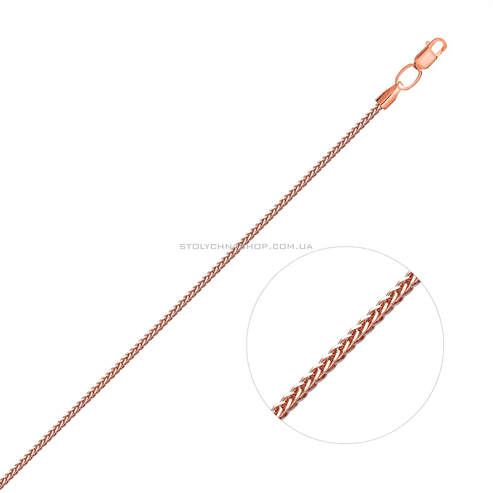 Золотий браслет плетіння Спіга квадратна (арт. ц313502р) - цена