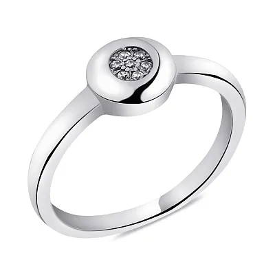 Серебряное кольцо с фианитами (арт. 05012892)