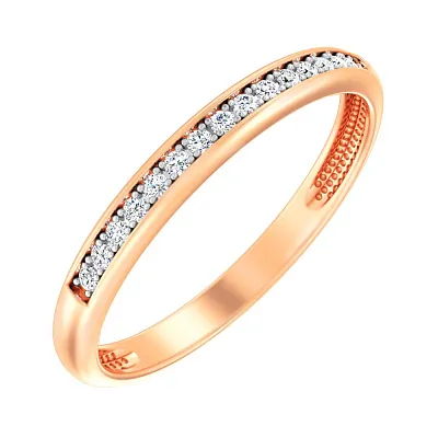 Золотое кольцо с бриллиантами (арт. К011020015)