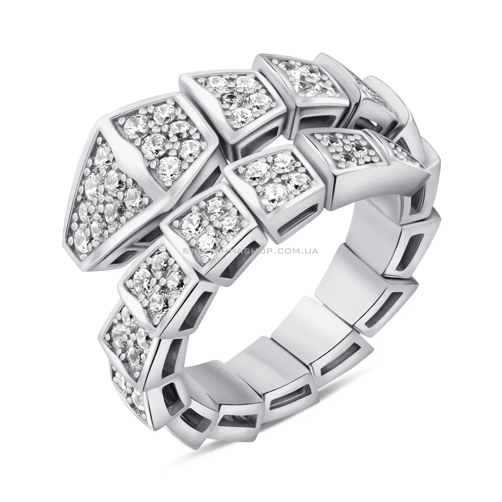 Серебряное кольцо Змея (арт. 7501/6764) - цена