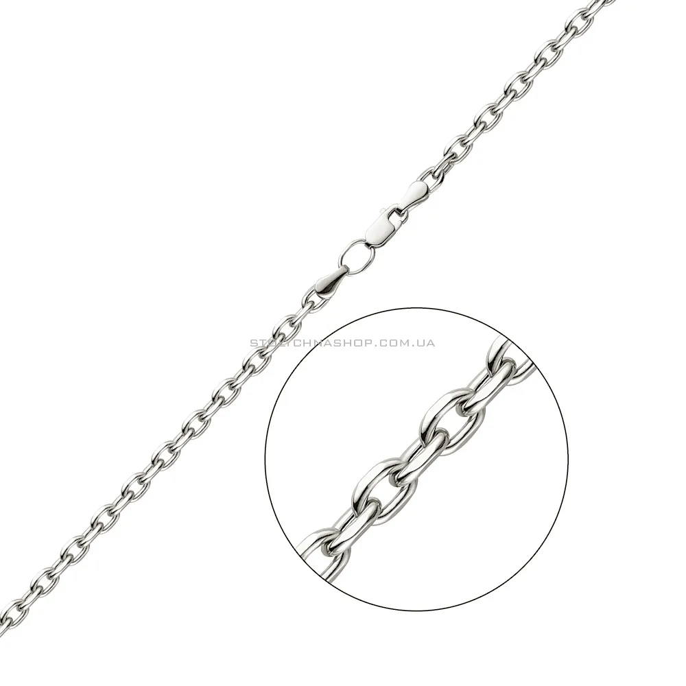 Цепочка серебряная плетение Якорное (арт. 0306228) - цена