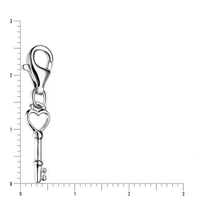 Серебряная подвеска «Ключик» (арт. 7503/2660)