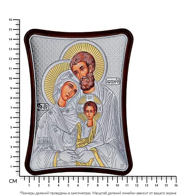 Ікона &quot;Святе Сімейство&quot; зі срібла з позолотою (150х120 мм) (арт. MA/E1405/2X)