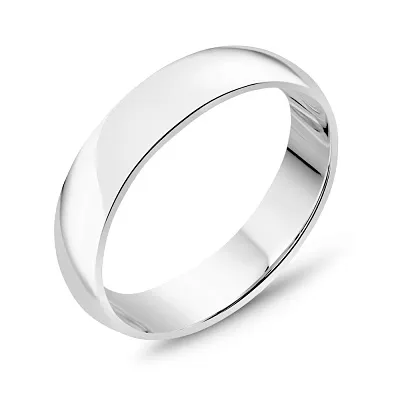 Обручальное кольцо из белого золота (арт. 239234б)