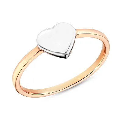 Золотое кольцо «Сердце»  (арт. 154440кб)