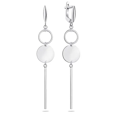 Срібні сережки-підвіски Trendy Style (арт. 7502/3730)