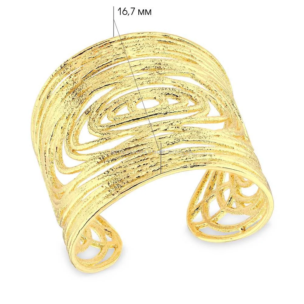 Широкое золотое кольцо Francelli (арт. 155068ж)