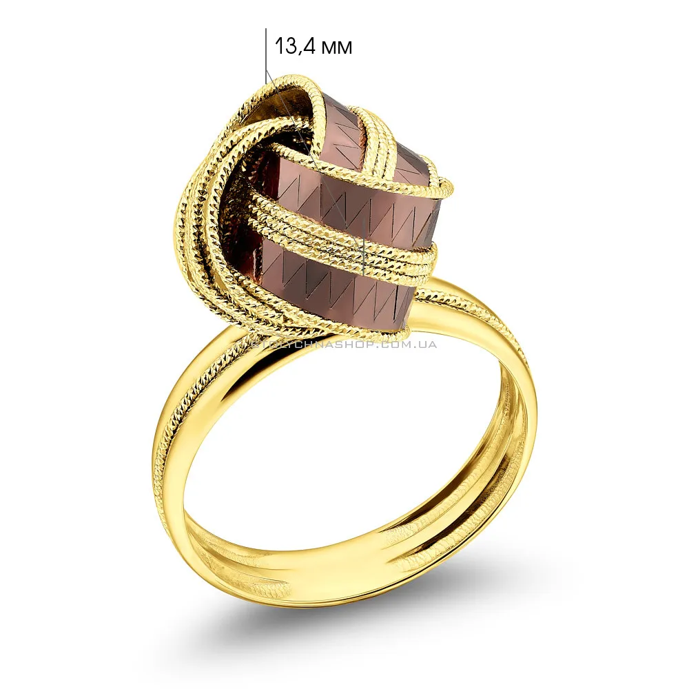 Золотое кольцо Francelli  (арт. 154338жкр) - 2 - цена