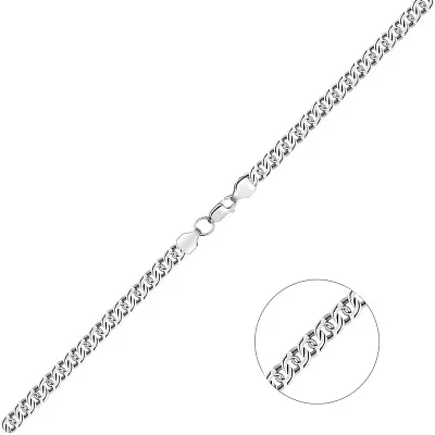 Серебряная цепь в плетении Бисмарк (арт. 7908/5102/12)