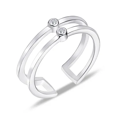 Серебряное кольцо с фианитами Trendy Style (арт. 7501/3942)