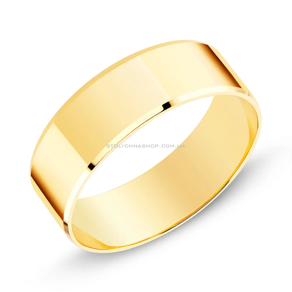 Обручальное кольцо золотое «Американка» (арт. 238039ж)