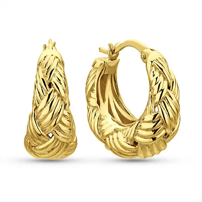 Сережки з жовтого золота (арт. 1091931ж)