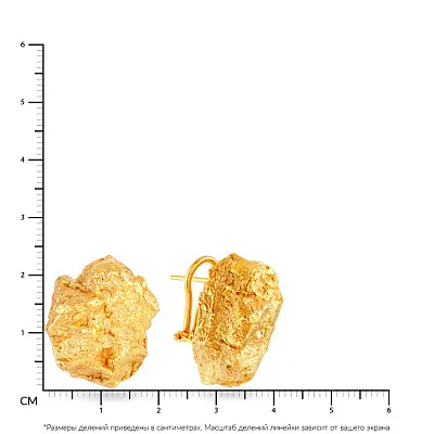 Золотые серьги Meteora (арт. 107413ж)