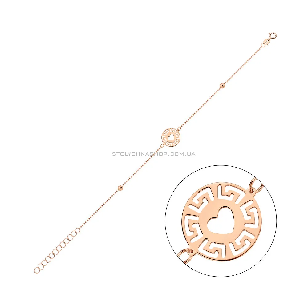 Золотий браслет Олімпія  (арт. 326935) - цена