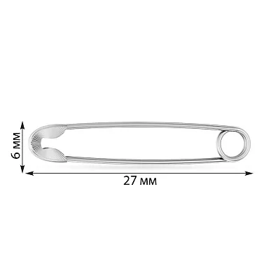 Золота шпилька з алмазною гранню (арт. 360012ба)