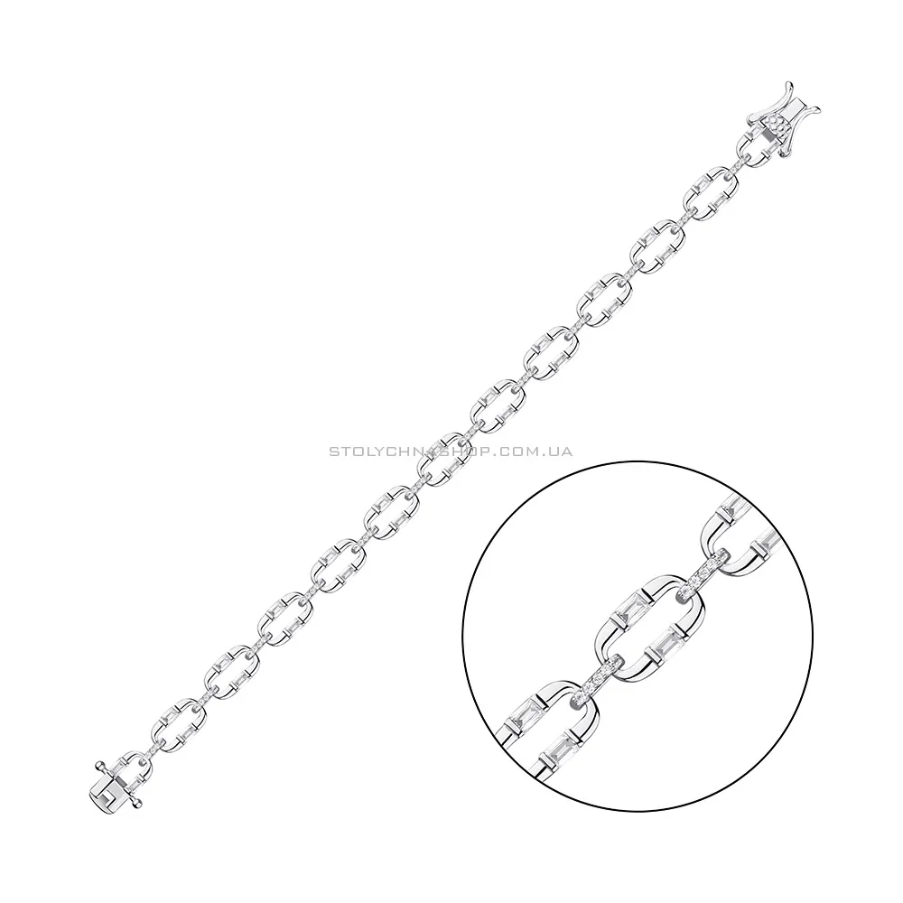 Браслет из серебра с фианитами Trendy Style (арт. 7509/4037) - цена