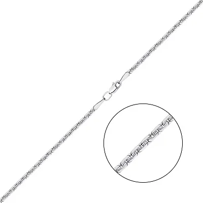 Срібний ланцюжок плетіння Якірне плоске (арт. 7508/3-0350.60.2)