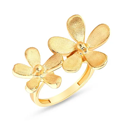 Золотое кольцо Francelli «Цветы»  (арт. 141205ж)