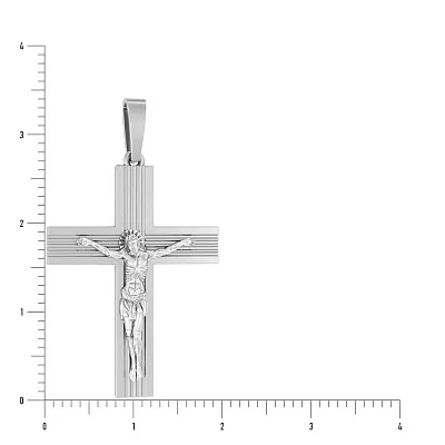 Срібний хрестик з розп'яттям  (арт. Х501360)