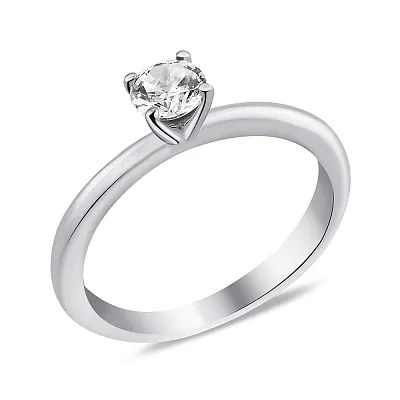 Серебряное кольцо с фианитом (арт. 7501/3449/1)