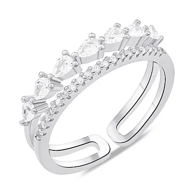 Серебряное кольцо с фианитами (арт. 7501/6971)