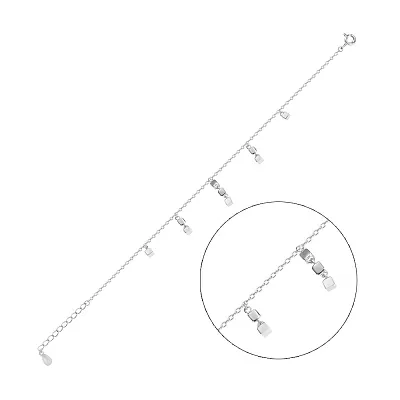 Срібний браслет з підвісками (арт. 7509/2183)