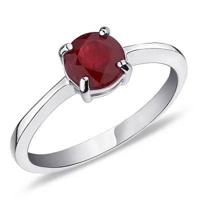 Серебряное кольцо с рубином (арт. 7001/3019Р)
