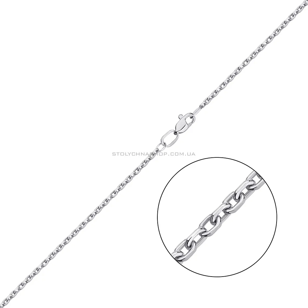 Серебряная цепочка якорного плетения (арт. 7508/3-0305.30.2) - цена
