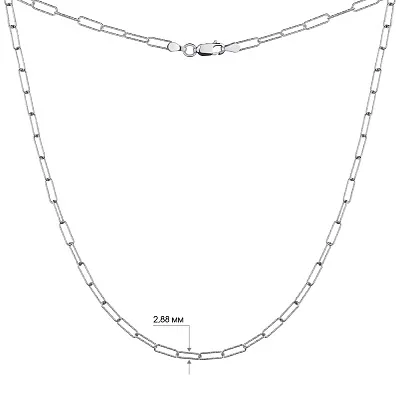 Кольє зі срібла Trendy Style без каміння (арт. 7507/1197)
