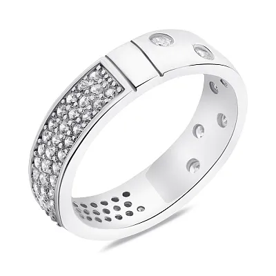 Серебряное кольцо с фианитами (арт. 7501/КК2Ф/2060-16,5)