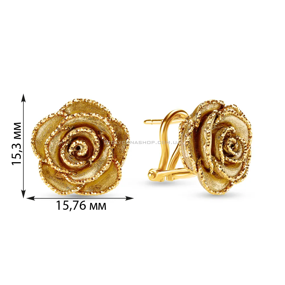 Золоті сережки Francelli (арт. 105691ж)