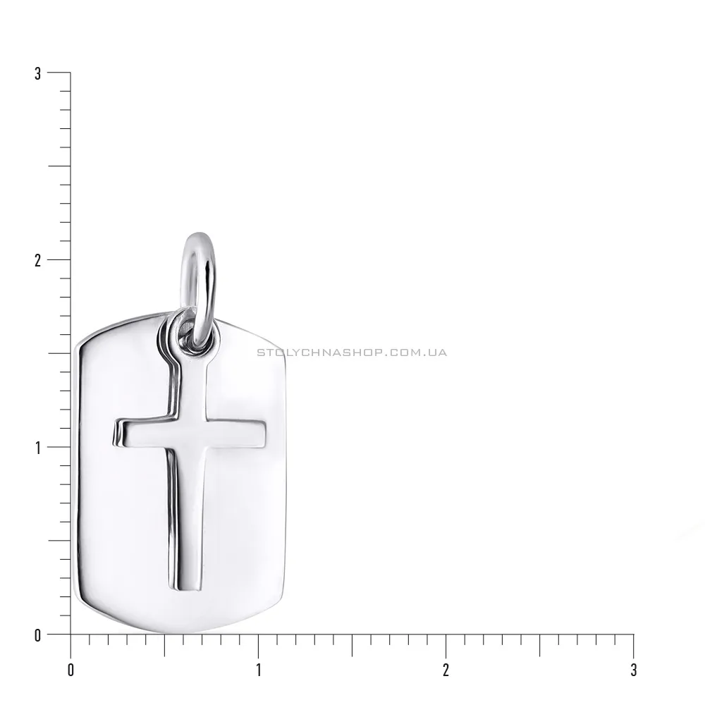Срібна підвіска-хрестик Trendy Style (арт. 7503/2437)