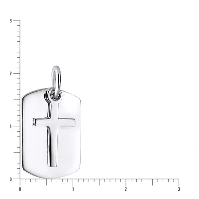 Срібна підвіска-хрестик Trendy Style (арт. 7503/2437)