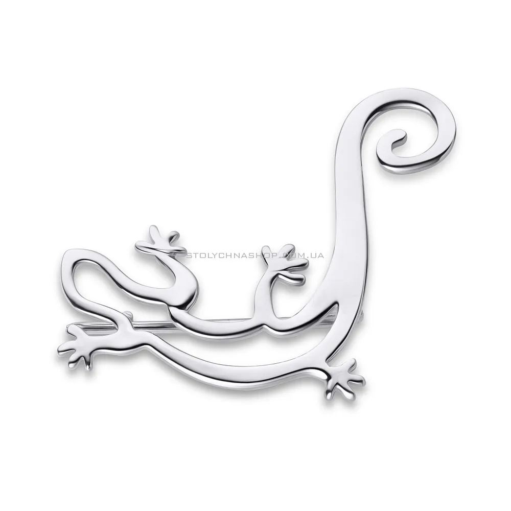 Срібна брошка «Ящірка» Trendy Style (арт. 7505/7112р) - цена