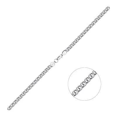 Срібний ланцюжок плетіння Бісмарк (арт. 7908/5122/1)