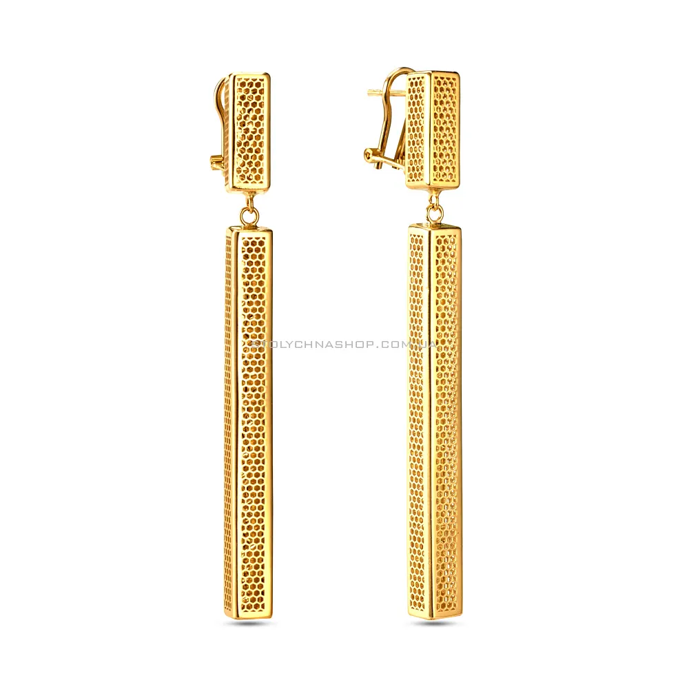 Золоті сережки Francelli з підвісками (арт. 105140ж)