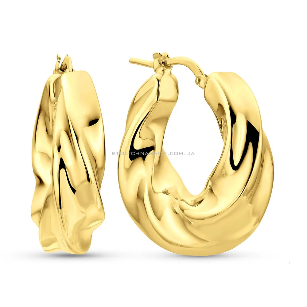 Золоті сережки конго Francelli (арт. 105947/25ж) - цена