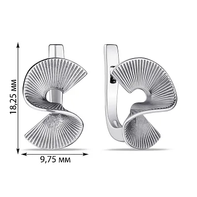 Сережки зі срібла (арт. 7902/330сп)